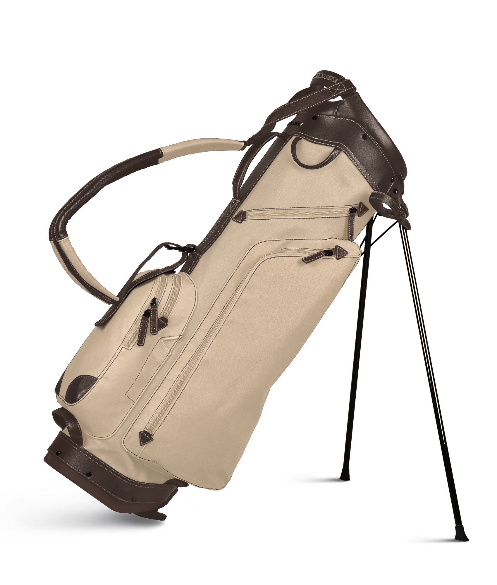 Sun Mountain Golf Canvas & Leather Carry Stand Bag 4 Sun Mountain Golf Canvas & Leather Carry Stand Bag - Image 2
