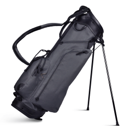 Sun Mountain Golf Canvas & Leather Carry Stand Bag 12 Sun Mountain Golf Canvas & Leather Carry Stand Bag -Par Ready Shop 190735CanvasLeatherStandSlate Black