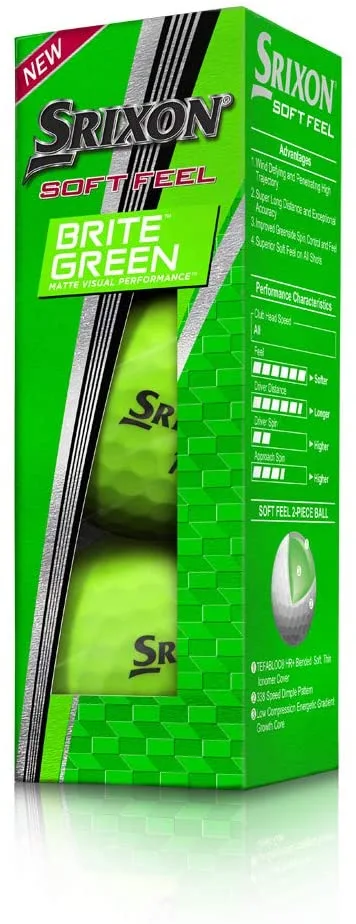 Cleveland Golf Srixon Soft Feel Brite Matte Color Golf Balls 28 Cleveland Golf Srixon Soft Feel Brite Matte Color Golf Balls - Image 26