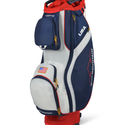 Sun Mountain Golf 2021 Teton Cart Bag -Par Ready Shop 210386TetonRed Navy White