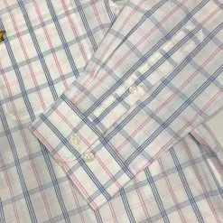 Callaway Jack Nicklaus Black Label By Perry Ellis Plaid Button Down Shirts -Par Ready Shop 3ColorsMediumPlaidLS BrightWhite2 scaled