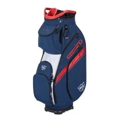 Wilson Staff EXO II Golf Cart Bags -Par Ready Shop 5537dd395b99fd6943e8a6ebf6b013c965e6801d WGB6650NA 0 WS EXO II CART NA RD WH