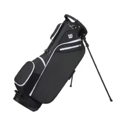 Wilson Staff "W" Carry Golf Bag -Par Ready Shop 9fdc4028e8b0a43fadb858bea0f3c5832da25fcd WGB3309BL W CARRY BLACK v2