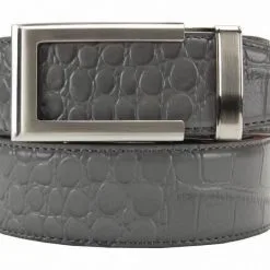 NexBelt Artemis Brushed Nickel Buckle PreciseFit W/ Alligator Dress Belt 10 NexBelt Artemis Brushed Nickel Buckle PreciseFit W/ Alligator Dress Belt -Par Ready Shop Alligator Grey Dress Belt Front 1800x1800 9a0fd7de aa72 40a7 88a4 fd9de264e12d