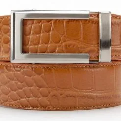 NexBelt Artemis Brushed Nickel Buckle PreciseFit W/ Alligator Dress Belt 12 NexBelt Artemis Brushed Nickel Buckle PreciseFit W/ Alligator Dress Belt -Par Ready Shop Alligator Tan Dress Belt Front 1800x1800 a0cda018 5836 447e 996b 525913381901