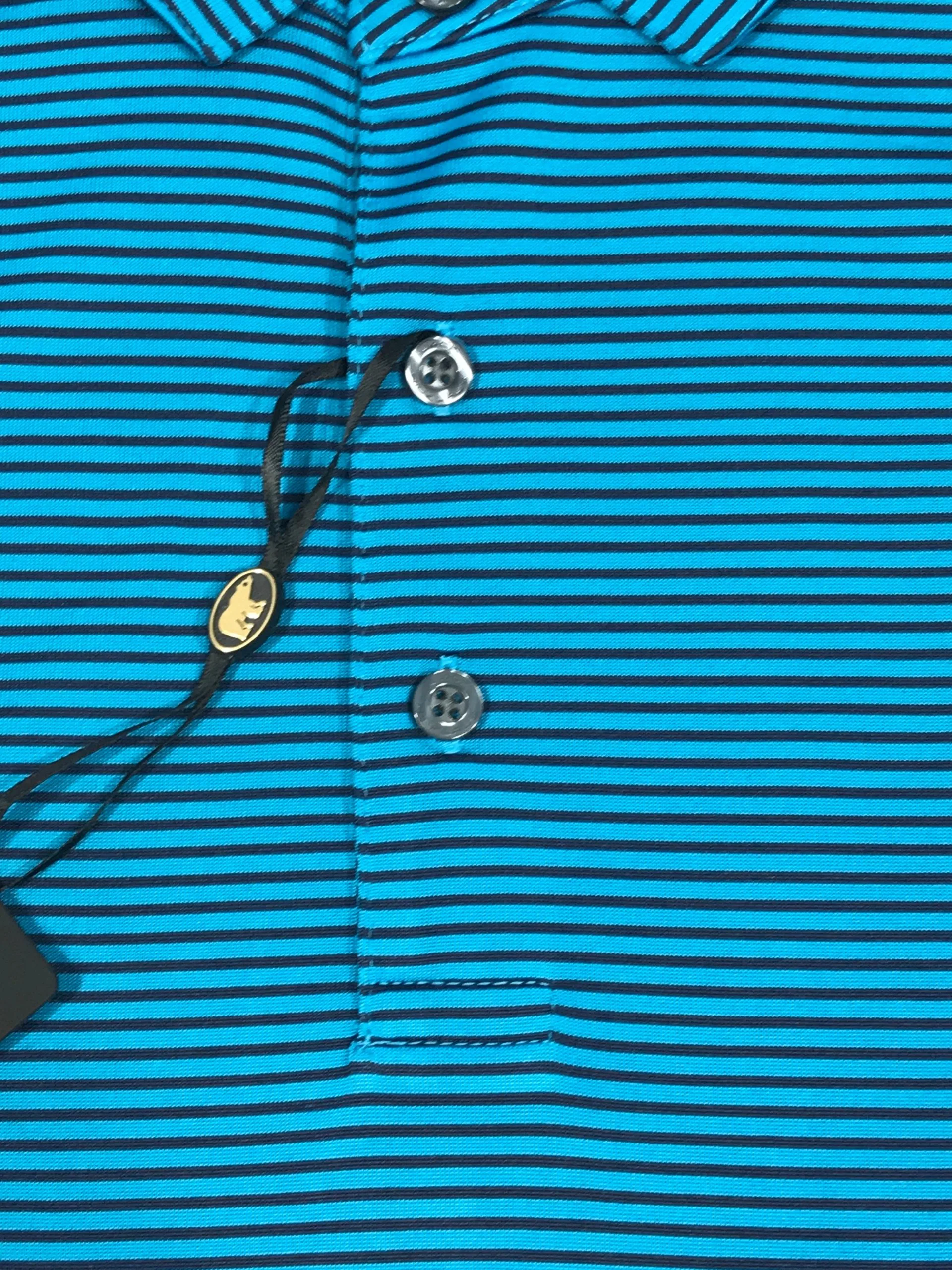 Callaway Jack Nicklaus Black Label By Perry Ellis Feeder Stripe Polo Shirts 5 Callaway Jack Nicklaus Black Label By Perry Ellis Feeder Stripe Polo Shirts - Image 3