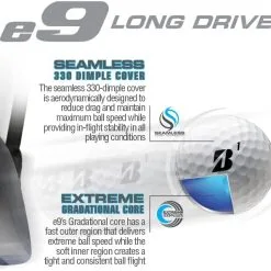 Bridgestone E9 Long Drive Golf Balls - Sleeve -Par Ready Shop Bridgestonee9LongDrive 3 2794daee a0b3 49ac 9438 22da396ee63c