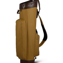 Sun Mountain Golf Canvas & Leather Cart Bag -Par Ready Shop CanvasLeatherCartClay BrownAltShot