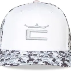 Cobra Golf Cobra Camo Crown C Snapback Golf Hat -Par Ready Shop CobraCamoCrownCSnapback White 1