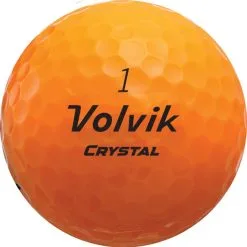 Volvik Crystal Focus Colored Golf Balls -Par Ready Shop CrystalFocus2022 OrangeBall