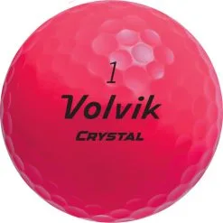Volvik Crystal Focus Colored Golf Balls -Par Ready Shop CrystalFocus2022 PinkBall