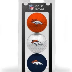 CaddiesShack NFL Golf Balls 3 Ball Gift Pack 8 CaddiesShack NFL Golf Balls 3 Ball Gift Pack -Par Ready Shop Denver Broncos 3 ball pack NFL