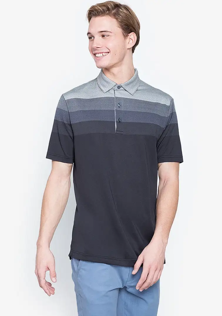 Callaway Jack Nicklaus Black Label By Perry Ellis Engineered Jacquard Polo Shirts 5 Callaway Jack Nicklaus Black Label By Perry Ellis Engineered Jacquard Polo Shirts - Image 3