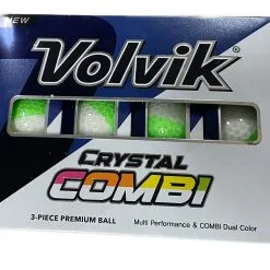 Volvik Crystal Combi Split Colored Golf Balls 10 Volvik Crystal Combi Split Colored Golf Balls -Par Ready Shop FileNov232022 41711PM