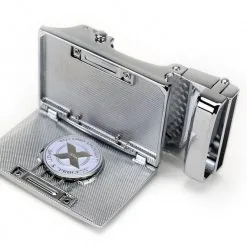 NexBelt Go-In! Golf Series Buckle: USA Black -Par Ready Shop Go In Pebble Grain Pitch Black1 Copy