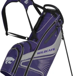 Team Golf NCAA Collegiate The Gridiron III Team Effort Stand Bag 16 Team Golf NCAA Collegiate The Gridiron III Team Effort Stand Bag -Par Ready Shop Gridiron III Stand Bag Kansas State