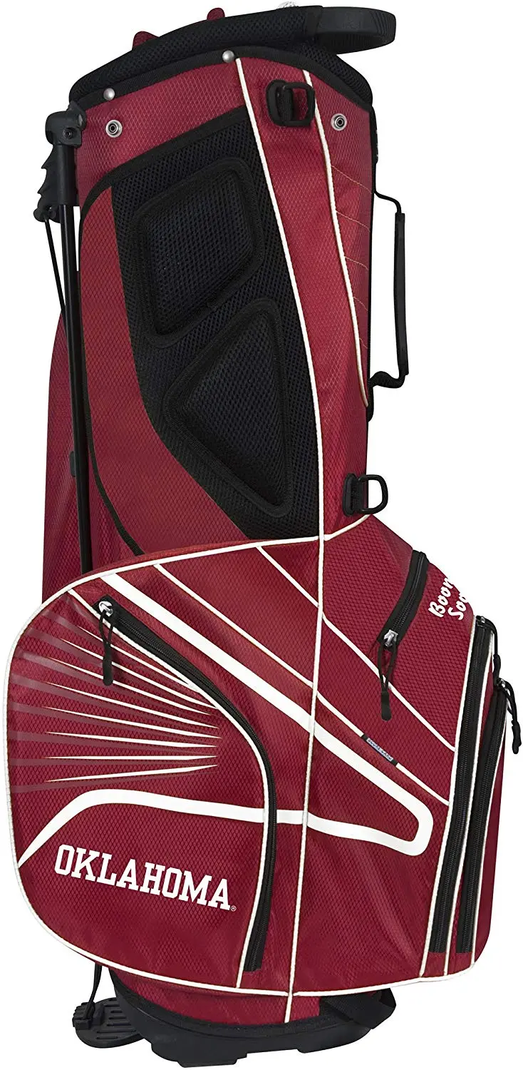 Team Golf NCAA Collegiate The Gridiron III Team Effort Stand Bag 3 Team Golf NCAA Collegiate The Gridiron III Team Effort Stand Bag