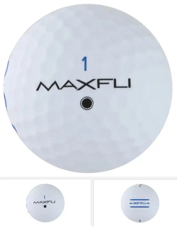 Golf Works Maxfli SoftFli Matte Finsih Golf Balls 4 Golf Works Maxfli SoftFli Matte Finsih Golf Balls - Image 3