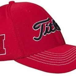 CaddiesShack Titleist NCAA Fitted Stretch Fit Golf Hat -Par Ready Shop Nebraska Huskers stretch fit