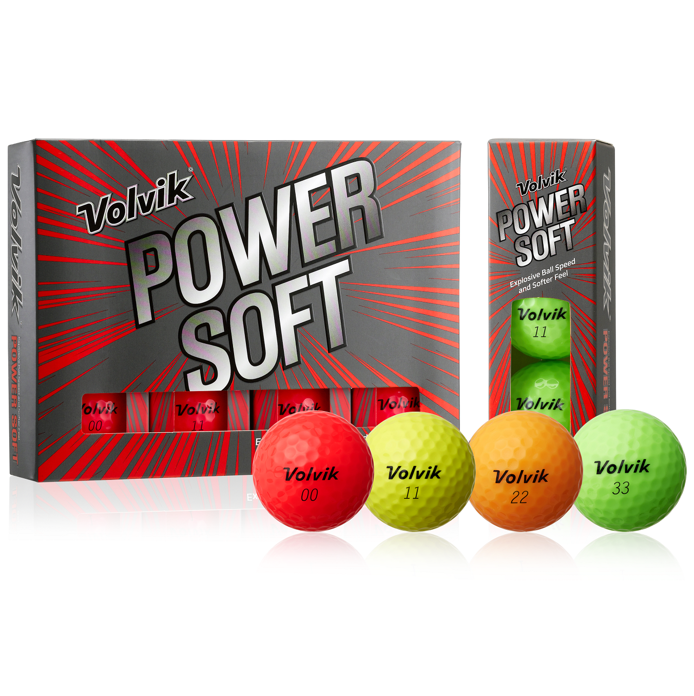 Volvik Power Soft Golf Balls 3 Volvik Power Soft Golf Balls