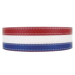 NexBelt Patriot PreciseFit Leather Strap Belts - USA Red White Blue Belt Strap Only