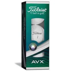 CaddiesShack Titleist AVX Golf Balls - Previous Model -Par Ready Shop Pro AVX 2019 Sleeve