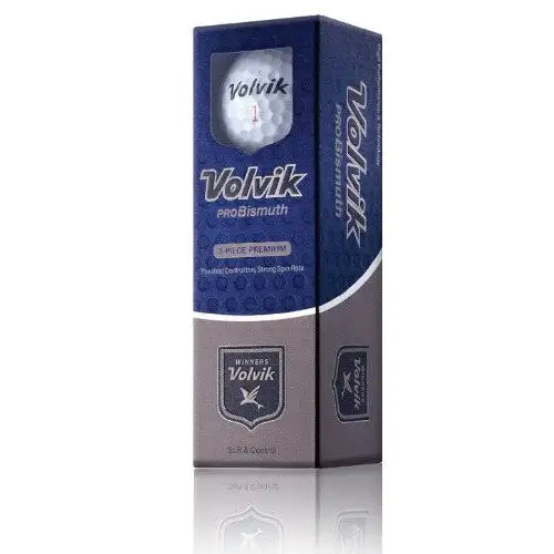 Volvik ProBismuth White Golf Balls 3 Volvik ProBismuth White Golf Balls