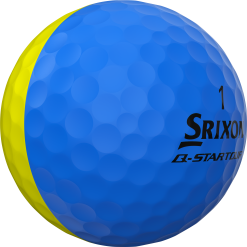Cleveland Golf Srixon Q-Star Tour Divide Golf Balls - Dozen -Par Ready Shop Q StarDivideBlueYellowBall