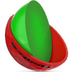 Cleveland Golf Srixon Soft Feel Brite Matte Color Golf Balls 53 Cleveland Golf Srixon Soft Feel Brite Matte Color Golf Balls -Par Ready Shop SOFTFEEL13 BRITERED FLIPPEDCORE Reflection