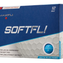 Golf Works Maxfli SoftFli Matte Finsih Golf Balls 20 Golf Works Maxfli SoftFli Matte Finsih Golf Balls -Par Ready Shop SoftFli Matte Blue Box