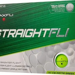 Golf Works Maxfli StraightFli Golf Balls -Par Ready Shop StraightFli Matte Green