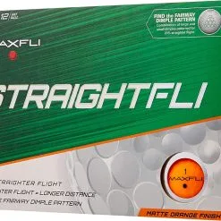 Golf Works Maxfli StraightFli Golf Balls -Par Ready Shop StraightFli Matte Orange