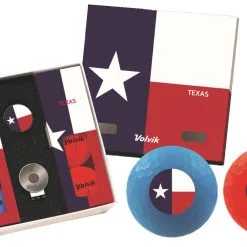 Volvik Golf Special Edition State & City Gift Packs -Par Ready Shop Volvik Vivid Texas State Balls