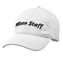 Wilson Staff Relaxed Golf Cap - Assorted Colors -Par Ready Shop WGH5900WH WS Tour Relaxed Cap White Front 1
