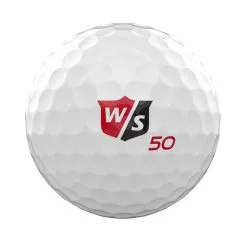 Wilson Staff 50 Elite Golf Balls -Par Ready Shop WGWP17900 2019 50 Elite White BallStamp