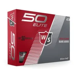 Wilson Staff 50 Elite Golf Balls -Par Ready Shop WGWP17900 2019 50 Elite White Right Hero