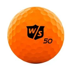 Wilson Staff 50 Elite Golf Balls -Par Ready Shop WGWP17920 2019 50 Elite Orange BallStamp