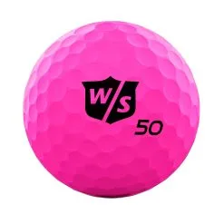 Wilson Staff 50 Elite Golf Balls -Par Ready Shop WGWP17930 2019 50 Elite Pink BallStamp