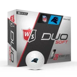 Wilson Staff Duo Soft NFL Team Licensed Golf Balls 41 Wilson Staff Duo Soft NFL Team Licensed Golf Balls -Par Ready Shop WGWP400CA WS DUO Soft 12BALL WH NFL Carolina Vert wBall Hotlist V2