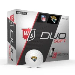 Wilson Staff Duo Soft NFL Team Licensed Golf Balls 51 Wilson Staff Duo Soft NFL Team Licensed Golf Balls -Par Ready Shop WGWP400JX WS DUO Soft 12BALL WH NFL Jacksonville Vert wBall Hotlist V2