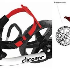 Proactive Clicgear Golf 3-Wheel Push Cart Model 4.0 -Par Ready Shop White 8