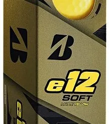 Bridgestone Golf E12 Soft Golf Balls -Par Ready Shop e12 Soft Matt Yellow Sleeve