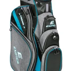Tour Edge Exotics Xtreme 4 Cart Bags -Par Ready Shop xtremeblueplaidblack