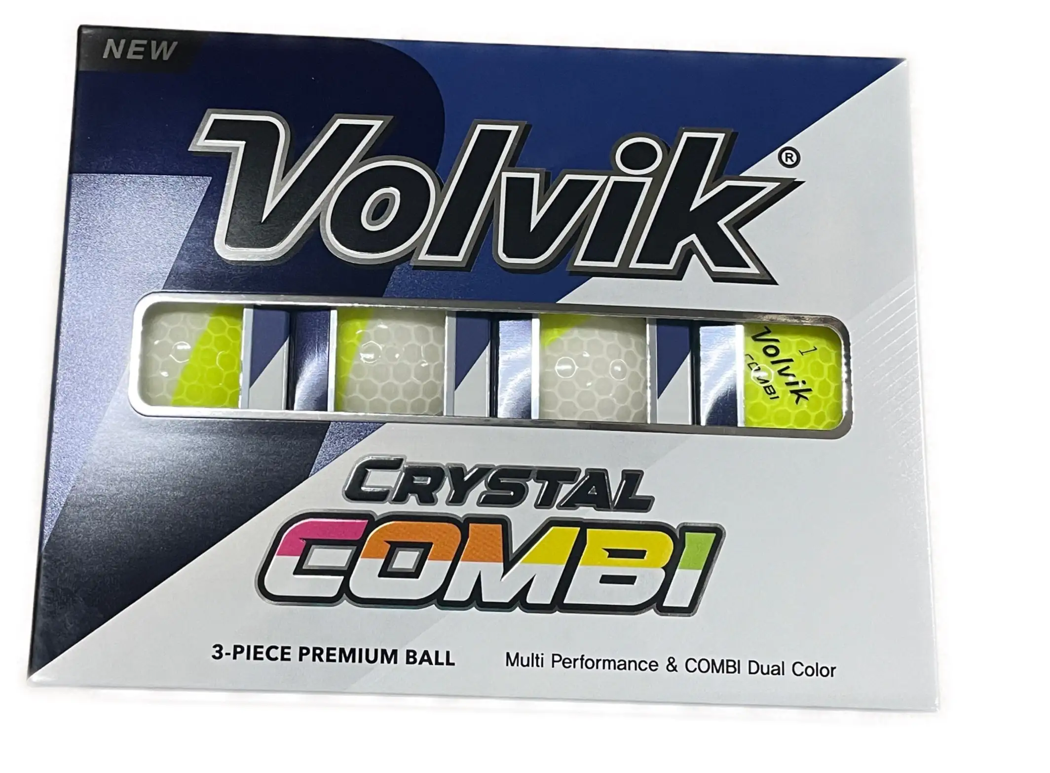 Volvik Crystal Combi Split Colored Golf Balls 8 Volvik Crystal Combi Split Colored Golf Balls - Image 6